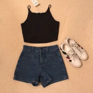 NWT ZARA STRETCHY CROP TANK
